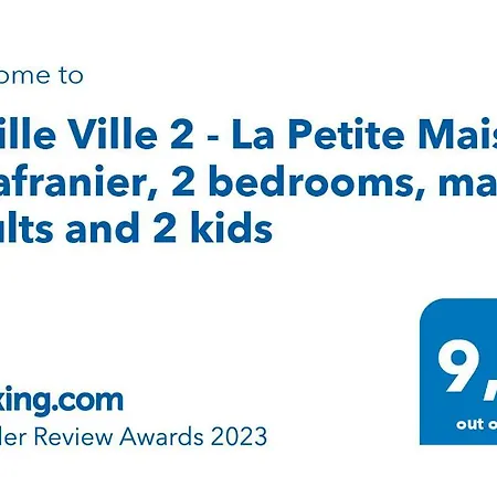 Vieille 2 - La Petite Maison A Safranier, 2 Bedrooms, Max 4 Adults And 2 Kids Lägenhet