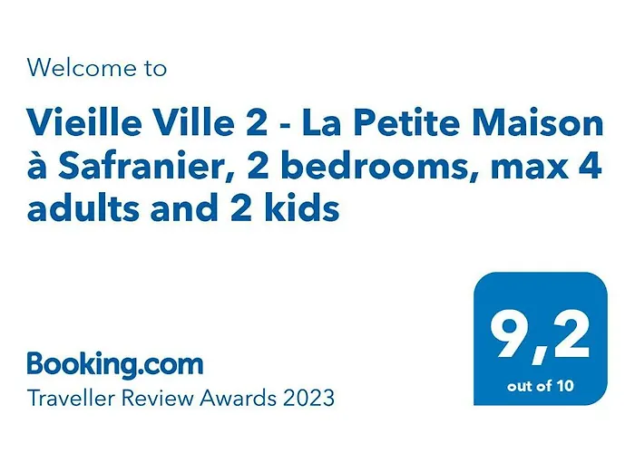 Vieille 2 - La Petite Maison A Safranier, 2 Bedrooms, Max 4 Adults And 2 Kids Апартаменти